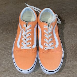 Old Skool Vans Peachy/Orange Great condition